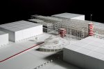 DA studio - a model of the National Museum of Science and Technology in Prague (NMVT), nerealizováno, 1987