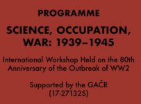 23.-25.10. 2019 - konference Science, Occupation, War 1939 - 1945