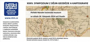 26.11. 2014 - XXXV. sympozium z dějin geodézie a kartografie